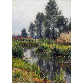 РЕПРОДУКЦИИ НА КАРТИНИ Горски пейзаж с блато (1915)